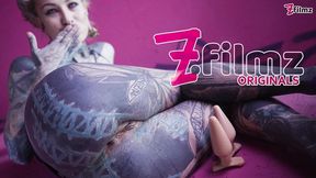 tattoo anal solo finger masturbation - buttplug collection, atm, anal gapes (goth, punk, alt porn) zf205