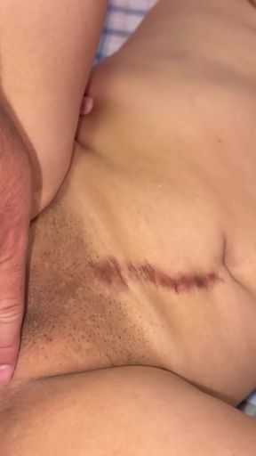 My stepsister wanted a relaxing massage, but ended up with her legs spread   Clip 2