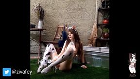 Ziva Fey - I Am A Cow Photo Shoot