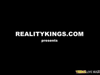 Teens Love Massive Ramrods - Nerdy Golden-haired Katerina Masturbates In advance of Stuffing Her Constricted Cunt with a Massive Knob and Taking a Facial