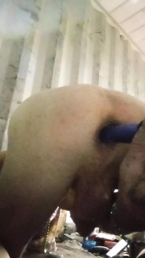 Solo play me wanting cock in my mouth and one in my ass