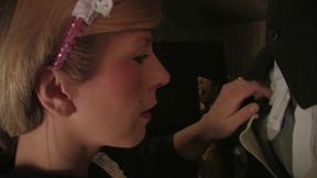 Mature maid gets fucked by a hard dong
