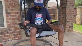 Stroking My BBC Outside