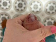 Faster than you think ….Trans Cums in quick RR break💦