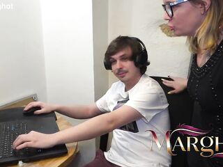 TABOO STEPMOM: Sucking Stepson and getting my Butt destroyed during Fortnite