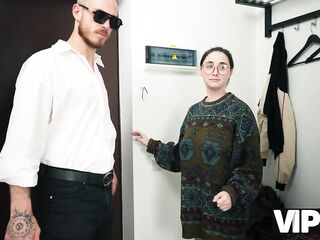 VIP4K. Big titty virgin is learning how to be a WENCH!