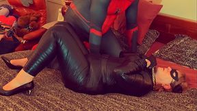 Granny Catwoman Gets Fucked By Spiderman