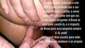 brazilian bruna silva hotwife in classic first anal at the swing house subtitled