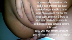 brazilian bruna silva hotwife in classic first anal at the swing house subtitled