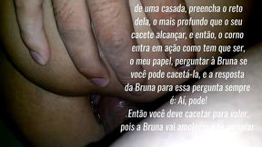 brazilian bruna silva hotwife in classic first anal at the swing house subtitled