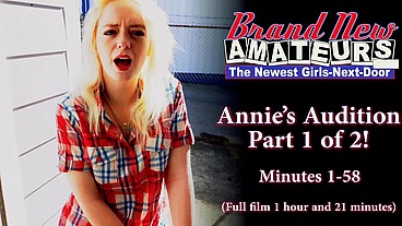 Skinny Blonde Coed Annie Archer Sucks And Rides A Dick To Eat Cum!