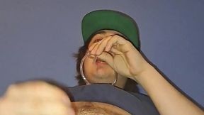 pissing through a straw to my mouth