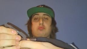 pissing through a straw to my mouth