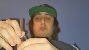 pissing through a straw to my mouth