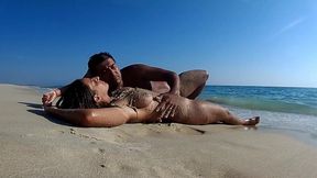 Just Playing Naked At A Deserted Beach