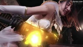 Yuika Onosaka as the Sacred Knight Tainted by Desire