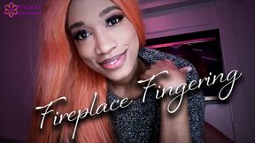 Fingering My Tight Pussy by the Fireplace - HD MP4 1080p
