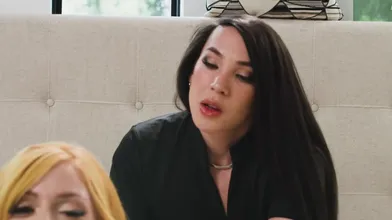 Watch As How Kasey Kei Fuck These Horny Lesbian Couple Inside