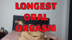 LONGEST ORAL ORGASM WITH ADAMANDEVE AND LUPO