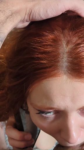 I Fuck My Russian Girlfriend While She&#039;s Talking on the Phone and Cum in Her Mouth