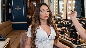 Cock Hungry Adult Influencer Sara Diamante Takes A DP Pounding During Podcast Interview GP3449