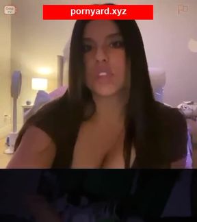 Solitary teensy webcams with a plump cutie