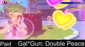 Horny GalGun Girls Tempt You in Sultry Double Peace Hentai Fantasy