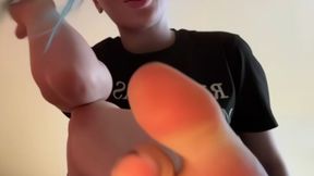 Up close and personal with My feet (VERTICAL)