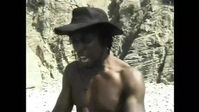 Old School Black on Black Outdoor Sex with a Big Cock&#x1F32D; and a Black Shemale