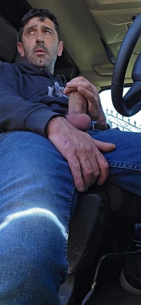 I in a public parking lot