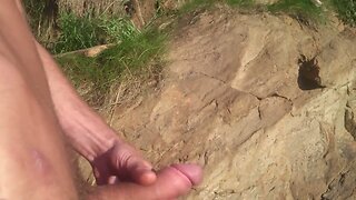 Hot Muscular Stud Explores Desires on the Beach