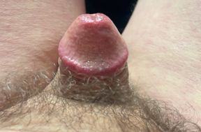 Huge one and a half inch cock jack off