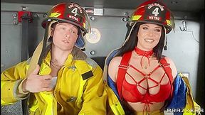 Firefighter Hot Squirting Fuckfest