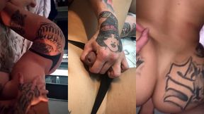 dei pra um ex bbb ele gozou dentro do neu cuzinho e depois sentei pro amigo dele