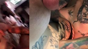 dei pra um ex bbb ele gozou dentro do neu cuzinho e depois sentei pro amigo dele