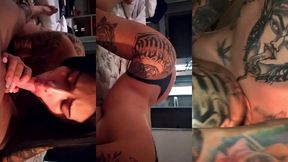 dei pra um ex bbb ele gozou dentro do neu cuzinho e depois sentei pro amigo dele