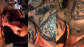 dei pra um ex bbb ele gozou dentro do neu cuzinho e depois sentei pro amigo dele