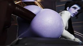 Stepmommy Widowmaker Doggy + Riding Compilation 3d Animation 4k
