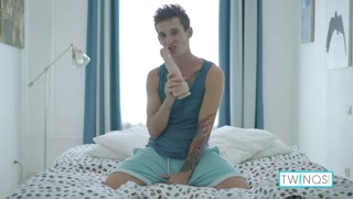 Tatted Boy Toy Noah Pleasures His Tight Hole In Self Fuck!