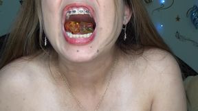 I Swallowed Some Very Long Gummy Worms!!