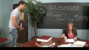 Sex-Crazed Teacher Aleksa Nicole Gives Student a Big Dick Lesson