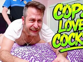 Scott DeMarco’s Homo Porn Patrol: Rugged Joel Takes Cop’s Unfathomable Anal Thrust