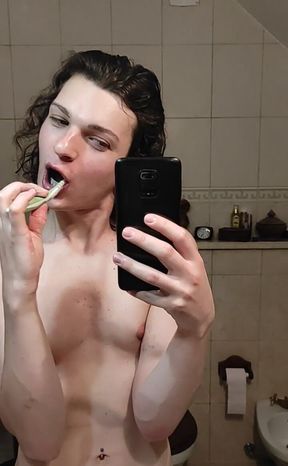 Brushing My Teeth.