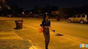 Sexy Asian Vina Sky Halloween Fuck Fest