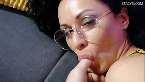 POV Stacy Bloom pussy fucking at home.