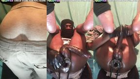 *premium* gloves + giant butt plug gape till i cum - starring dj buttpussy