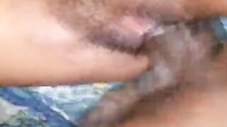 Fucking my jamaican step sister cummed snatch