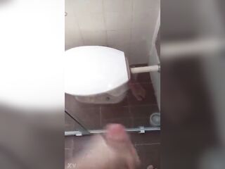 Cumming in the shower