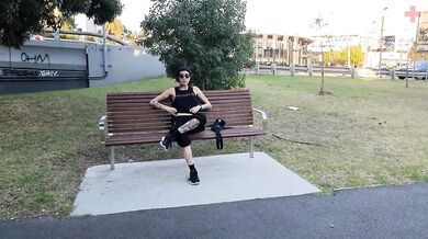 FLASHING the camera in public - Eli Skye