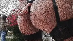 A Sensual Brunette in Black Lingerie and Stockings Enjoys the Huge Black Cock of Lexington Steele